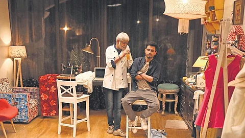 Actors Sanjay Mishra (left) and Amol Parashar from 36 Farmhouse