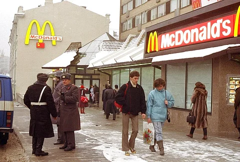 Once a powerful symbol in Russia, McDonald's withdraws amid increasing global sanctions