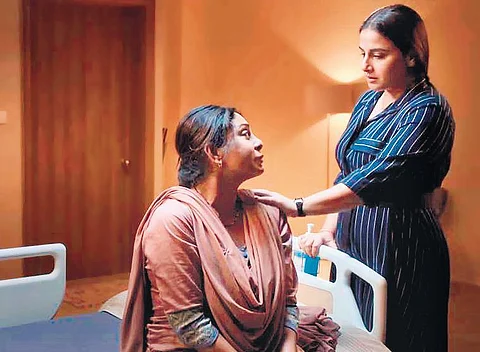 A still from ‘Jalsa’