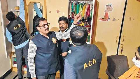 Anti-Corruption Bureau sleuths.(Representative Image)