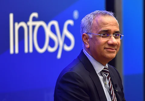 Infosys CEO Salil Parekh's pay falls 21 per cent to Rs 56.44 crore in FY23