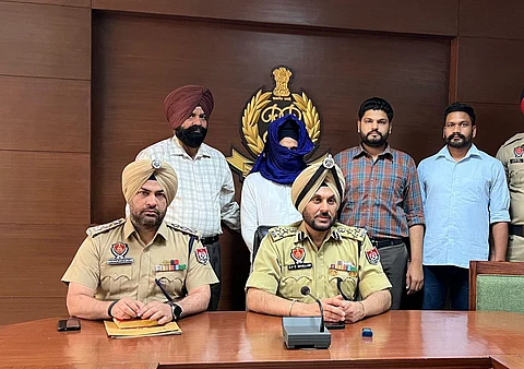 The AGTF officers with the 'terrorist.'