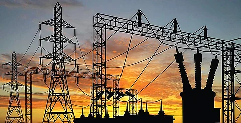 Representational image of power grid.