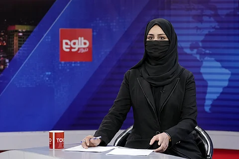 Taliban enforces face-cover order for female TV anchors