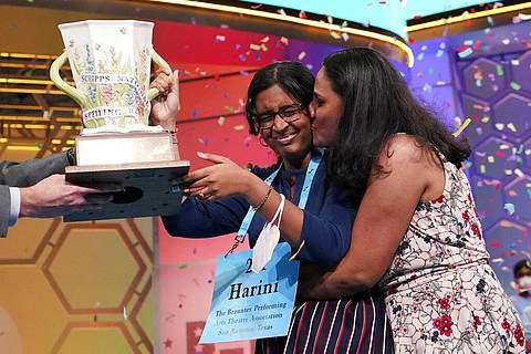 Indian-American eight-grader Harini Logan crowned 2022 Scripps National Spelling Bee champion