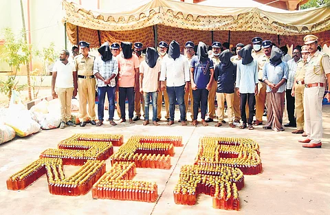 Vijayawada police, SEB to reward jobs for youths who quit illicit liquor trade