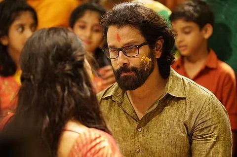 Vikram in a still from the flm 'Cobra'.