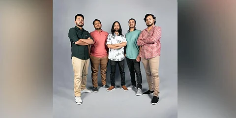 Chaar Hazaari members (L-R) Utkarsh Mallik, Shivit Prasanna, Archit Agrawal, Yatindra Mohan Patel, Ranajoy Das