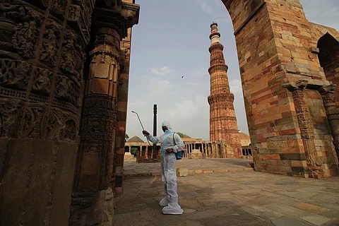 Qutub Minar and Humayun’s Tomb (File Photo | EPS/Shekhar Yadav)