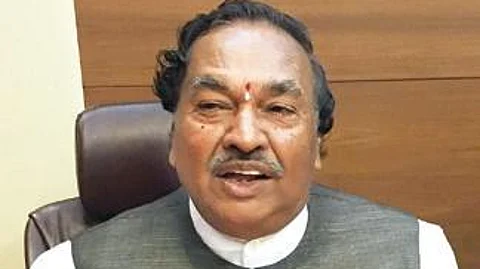 Karnataka: KS Eshwarappa returns without meeting Shah, says he has his blessings