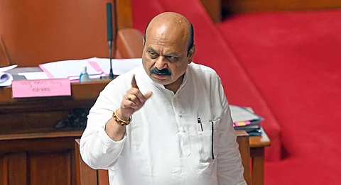 Karnataka Chief Minister Basavaraj Bommai. (Photo | Nagaraja Gadekal, EPS)