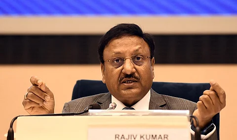 Chief Election commissioner Rajiv Kumar. (Photo | Parveen Negi, EPS)