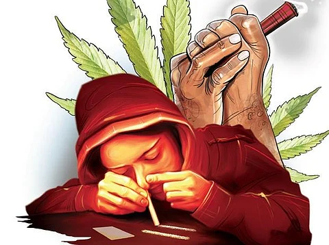 Karnataka Narcotics Control Bureau sleuths picks up five students of Odisha Vikram Deb University; the 'youths rented a house to smuggle ganja'