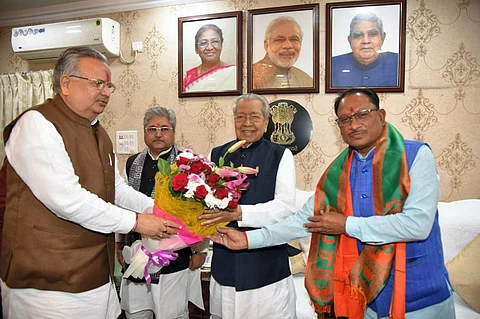 BJP picks tribal leader Vishnu Deo Sai as Chhattisgarh CM; governor invites him to form government