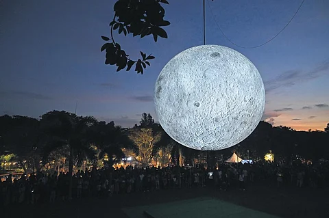 Bringing the ‘moon’ to Earth: British artist Luke Jerram set up his touring magnum opus in Thiruvananthapuram 