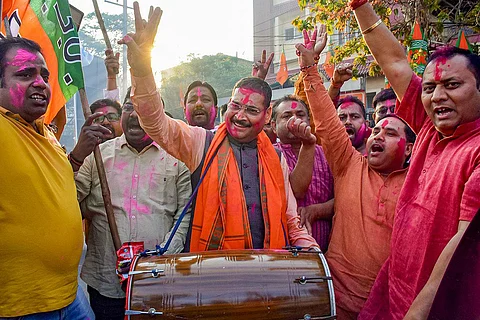 BJP succeeds in maintaining momentum in its favour in assembly polls