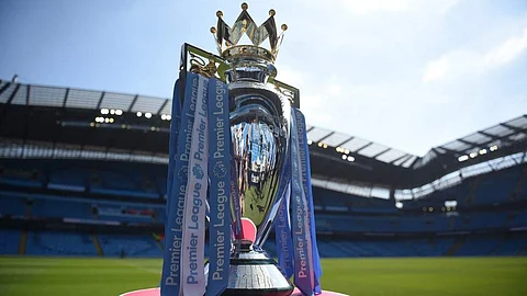 English Premier League trophy.