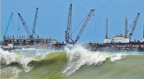 Vizhinjam port.