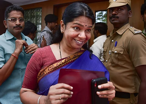 Thoothukudi MP Kanimozhi Karunanidhi (File photo | PTI)