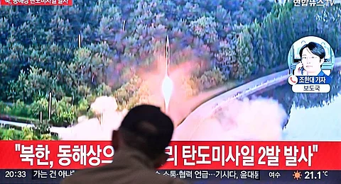 North Korea fires two short-range ballistic missiles