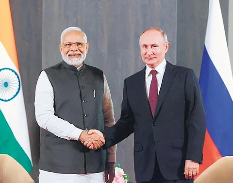 Ukraine figures in Modi, Putin talks ahead of SCO Summit