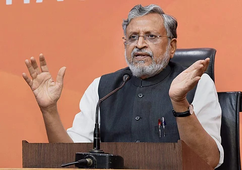 Senior BJP leader and Rajya Sabha member Sushil Kumar Modi. (File Photo | PTI)