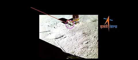Another instrument onboard the Rover confirms the presence of Sulphur (S) in the region. (Photo | ISRO)