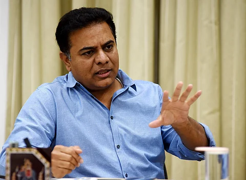 BRS leader and working president KT Rama Rao.