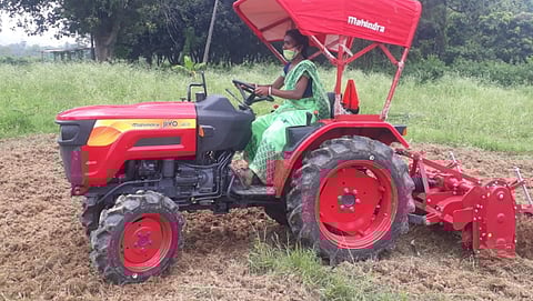 Under this scheme of self help group women will get subsidy on mini tractor