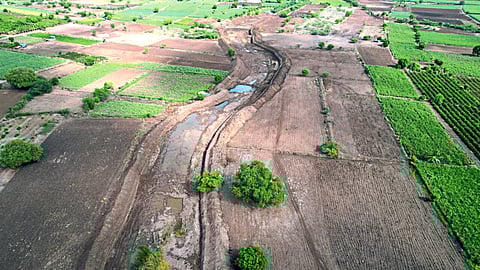 Water Conservation : बेंद ओढ्याचे रुंदीकरण-खोलीकरण पूर्ण