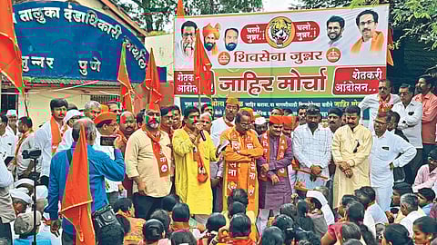 Shivsena Agitation