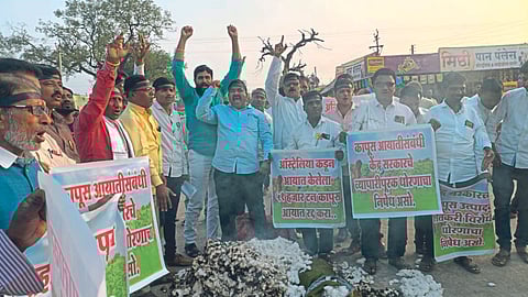 Cotton Farmer Protest