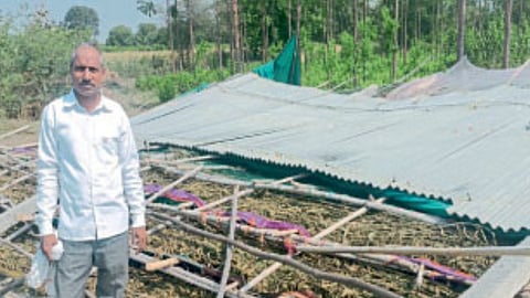 Silk Industry Shed Damage