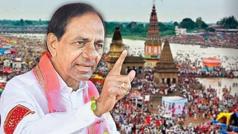 KCR At Pandharpur