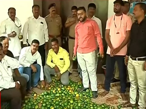 Prahar sanghatna Protest