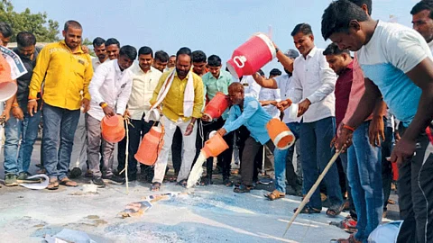 Milk Rate Protest