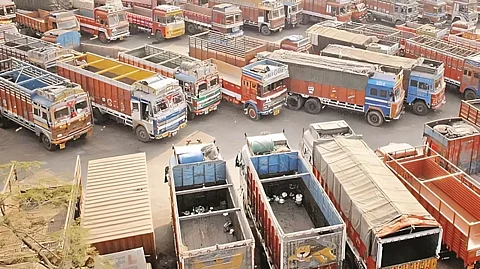 Truck Driver Strike