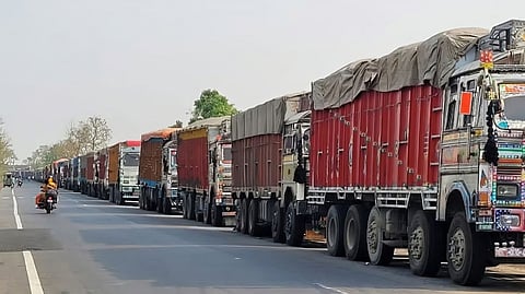 Truck Driver strike