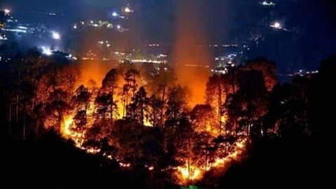 Uttarakhand forest fire