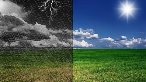 Rain And Sunny Weather