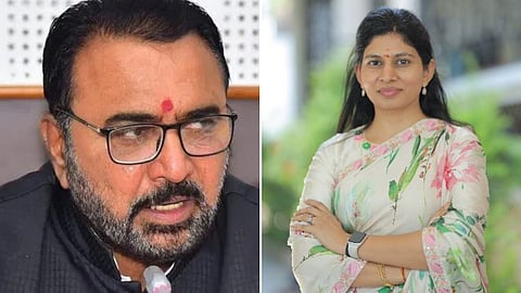 Prataprao Jadhav and Raksha Khadse