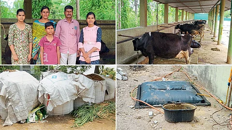 Rohidas Dhere and Family