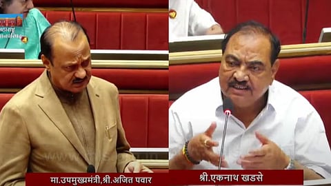 DCM Ajit Pawar & MLA Eknath Khadse