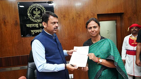 MLA Monica Rajale And CM Fadnavis