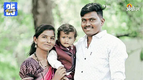 Tejaswini Jadhav, Laxman Jadhav and Shivansh Jadhav