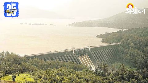 Monsoon Update: वारणा धरण क्षेत्रात संततधार पाऊस