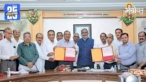 MoU between Nagpuri Orange Producers Company and Dr. Punjabrao Deshmukh Agricultural University