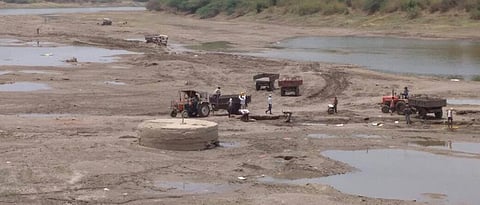 Sand for construction in Satara district