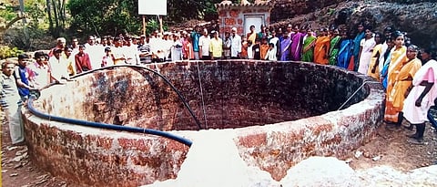 रोजगार हमी योजनेतून उभारलेली विहीर