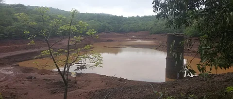 पाऊस लांबला असताना धरणात सद्य:स्थितीतील पाणीसाठा. 